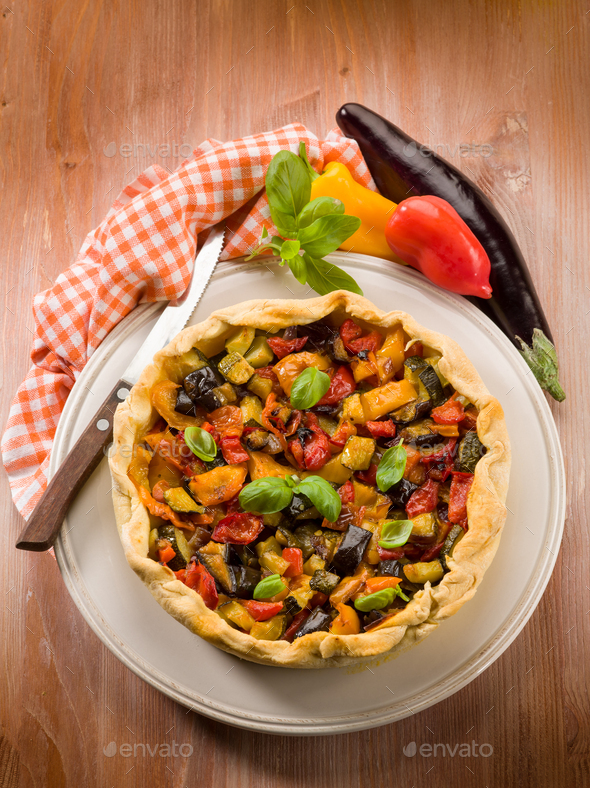 quiche with mixed vegetables Stock Photo by PhotoDune